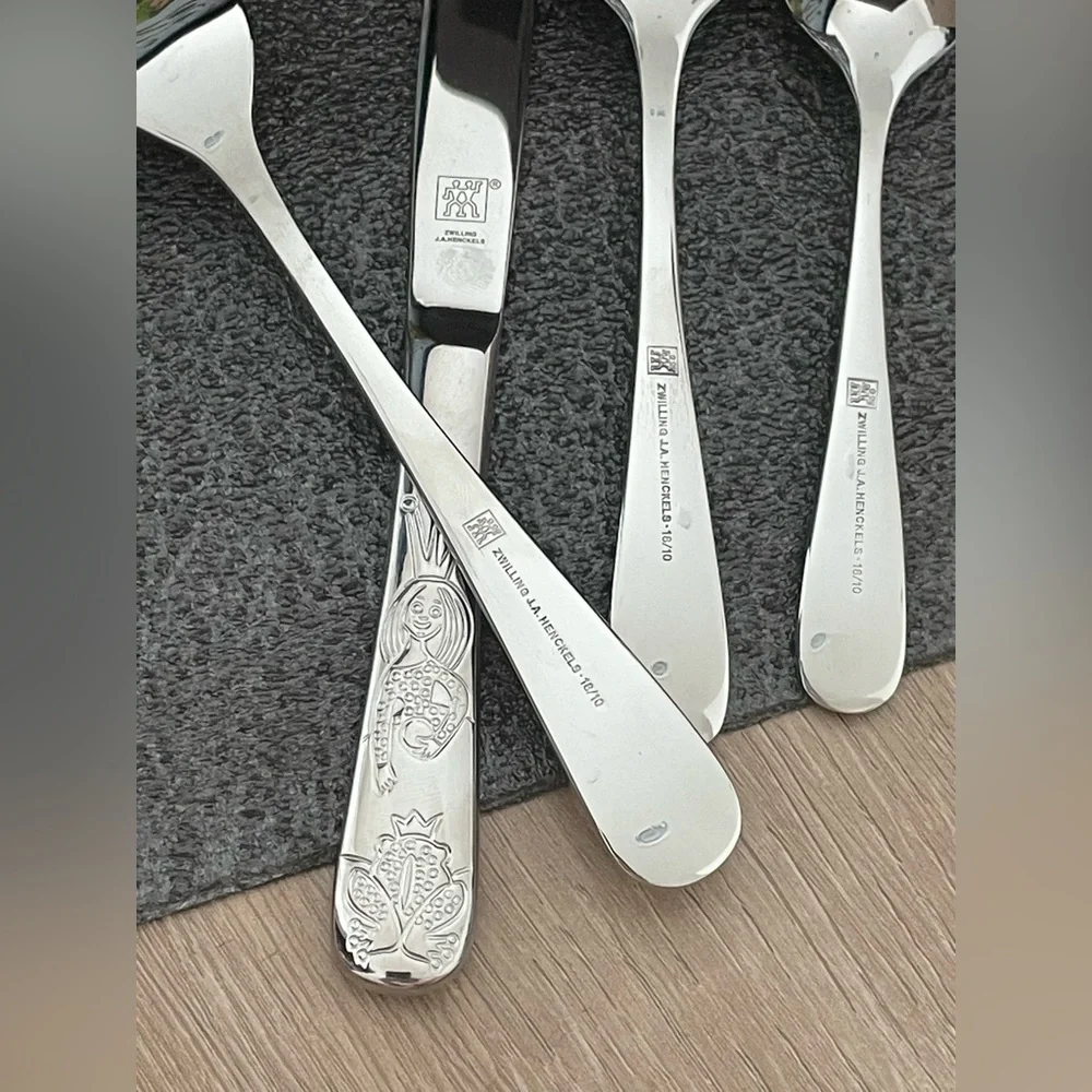 ZWILLING Henckels‎ 4-PC KIDS Grimm’s Marchen FLATWARE SET STAINLESS STEEL